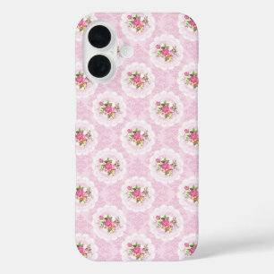Vintage Shabby Flowers iPhone 16 Case