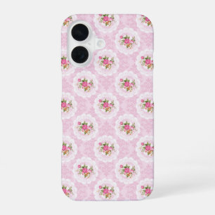 Vintage Shabby Flowers iPhone 16 Case