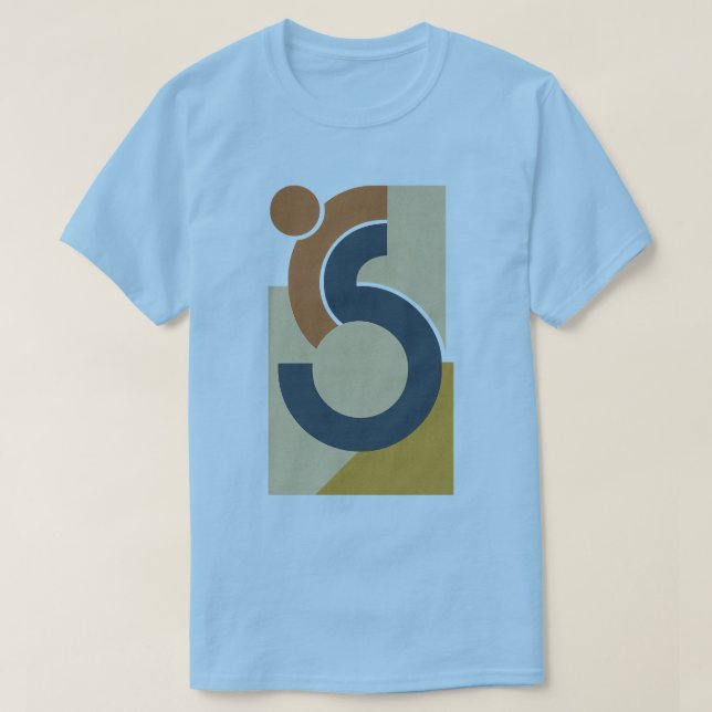 Vintage Shapes Artwork Men's T-Shirt (Design Front)