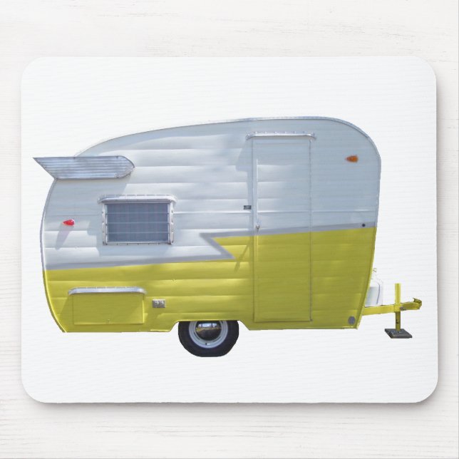 Vintage Shasta Compact Trailer mouse pad (Front)