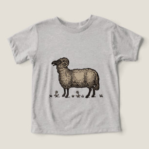 Vintage Sheep Illustration: Farm Classic Art