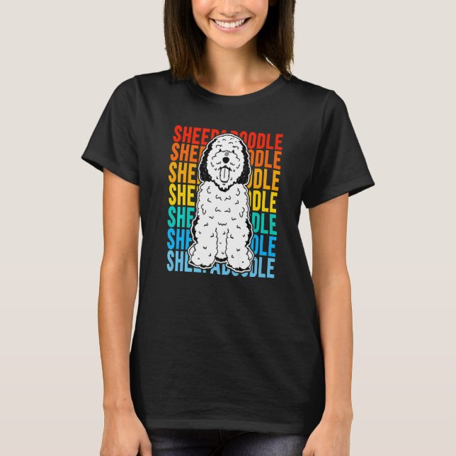 Vintage Sheepadoodle Premium T-Shirt (Front)