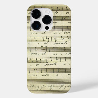 Vintage Sheet Music, Antique Musical Score 1810 Case-Mate iPhone 14 Pro Case