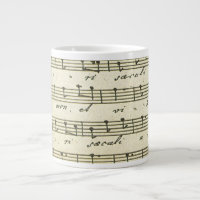 Vintage Sheet Music, Antique Musical Score 1810