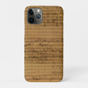 Vintage Sheet Music by Johann Sebastian Bach Case-Mate iPhone Case