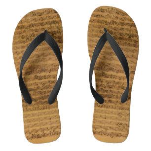 Vintage Sheet Music by Johann Sebastian Bach Jandals