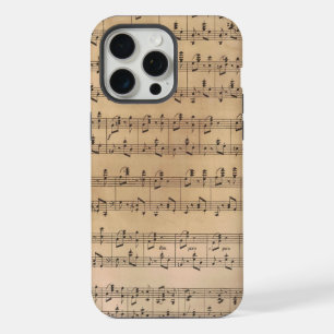 Vintage Sheet Music iPhone 15 Pro Max Case