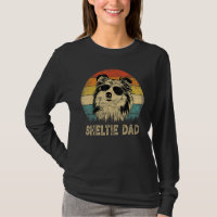 Vintage Sheltie Dad Dog  Father s Day Tee