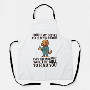 Vintage Sheltie Dog I Love My Bruiser Retro Design Apron