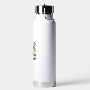 Vintage Sheltie Dog I Love My Bruiser Retro Design Water Bottle