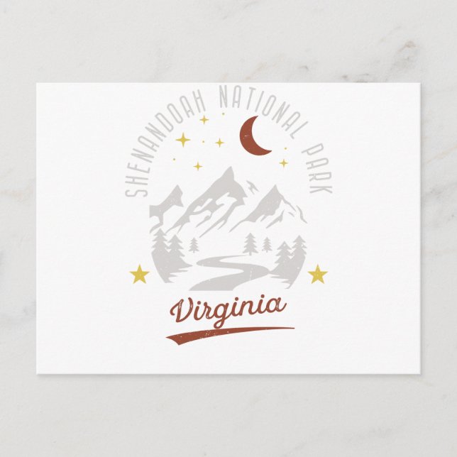 Vintage Shenandoah National Park Virginia Postcard (Front)