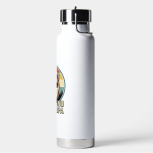 Vintage Shiba Inu Grandpa Dog Shirt Design_1 Water Bottle