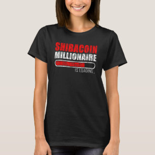 Vintage Shibacoin Millionaire Crypto Loading Shiba T-Shirt