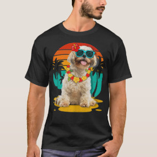 Vintage Shih Tzu Dog Lover Wearing Sunglasses Hawa T-Shirt
