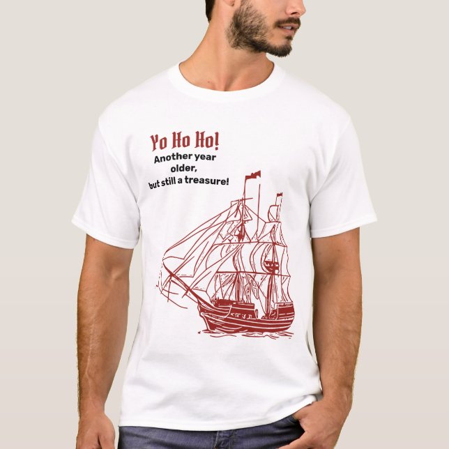 Vintage Ship Sketch T-Shirt (Front)