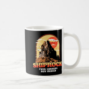Vintage Shiprock New Mexico Graphic - Four Corners Coffee Mug