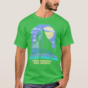 Vintage Shiprock New Mexico Graphic - Four Corners T-Shirt