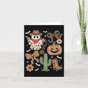 Vintage Shirt Coquette Bow Halloween Ghost Bow Boo Card