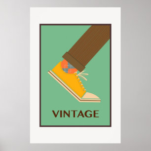 Vintage Shoe Poster