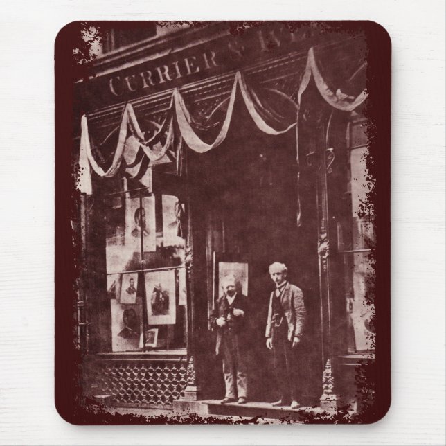 Vintage Shop Front Mousepad (Front)