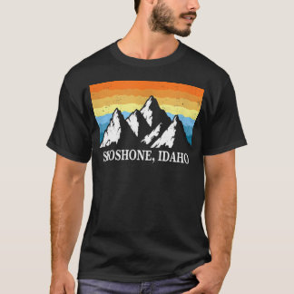 Vintage Shoshone Idaho Mountain Hiking Souvenir T-Shirt