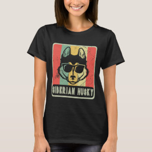 Vintage Siberian Husky Dog  For Dog T-Shirt