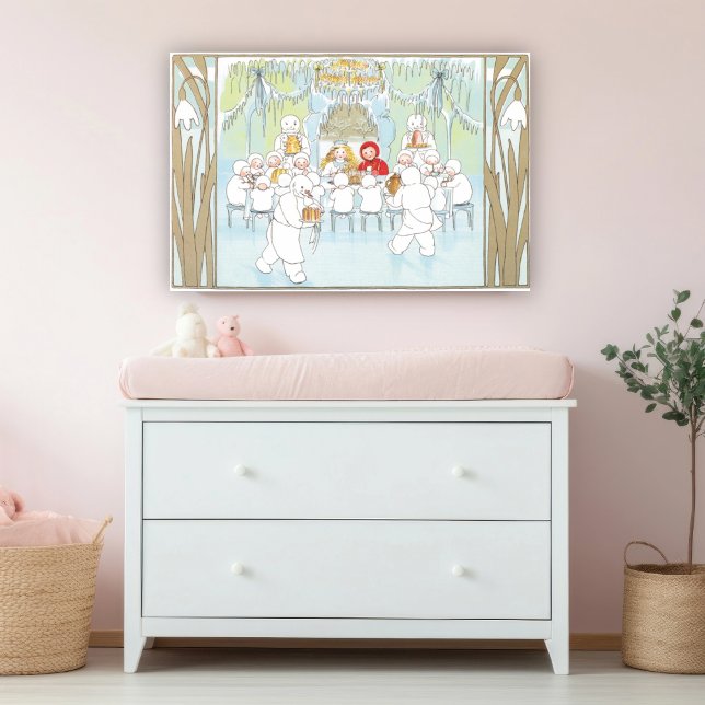 Vintage Sibylle Von Olfers Snow Children Nursery  Poster (Creator Uploaded)