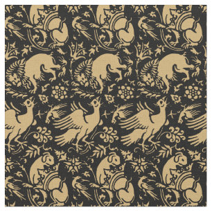 Vintage Sicilian Silk Pattern Fabric