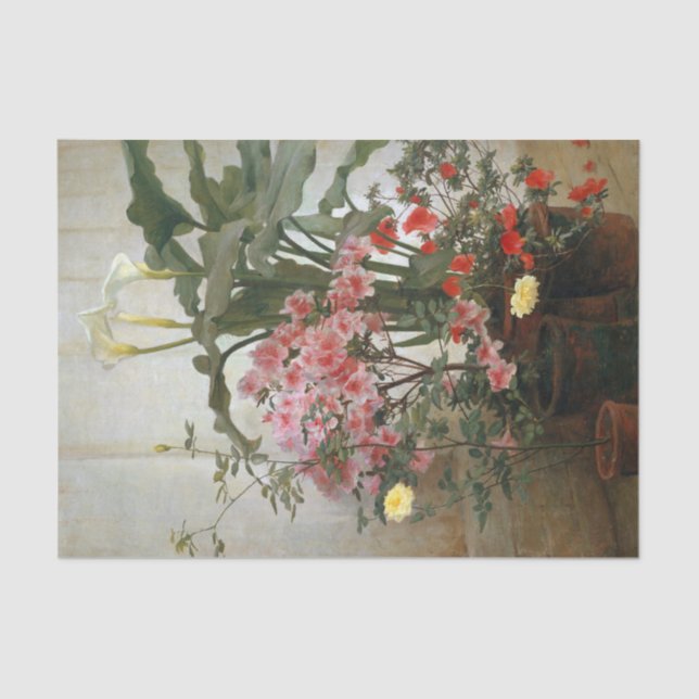 Vintage Side of a Greenhouse by Tissue Paper (Front)