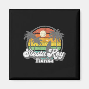 Vintage Siesta Key Beach Florida Surfing Retro 70s Magnet