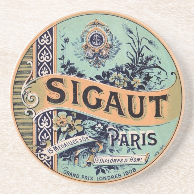 Vintage Sigaut Advertisement Coaster (Front)