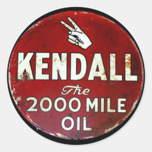 Vintage Sign Classic Round Sticker