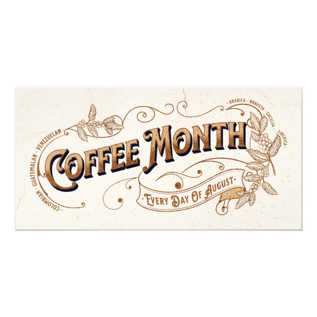 Vintage Sign Coffee Month (Front)