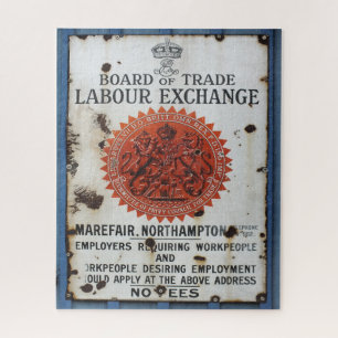 VINTAGE SIGN JIGSAW PUZZLE
