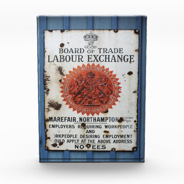 VINTAGE SIGN PHOTO BLOCK (Front)