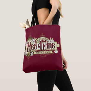 Vintage Sign Red Wine Day Tote Bag