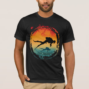 Vintage Silhouette Diver T-Shirt