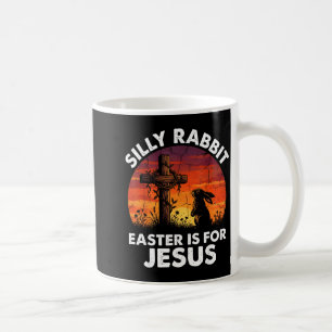 Vintage Silly Rabbit Easter is for Jesus Religious Coffee Mug