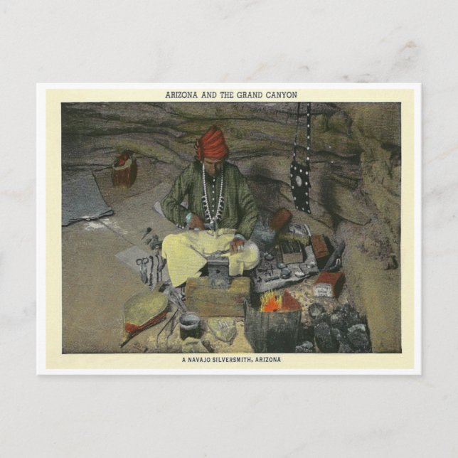 Vintage Silversmith Postcard (Front)