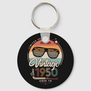 Vintage since 1950 key ring