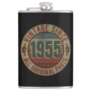 VINTAGE SINCE 1955 ALL ORIGINAL PARTS HIP FLASK