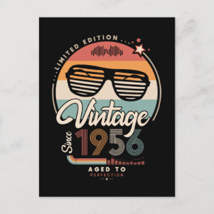 Vintage since 1956 postcard
