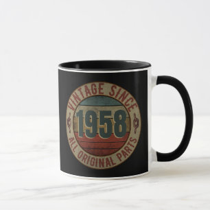 VINTAGE SINCE 1958 ALL ORIGINAL PARTS MUG