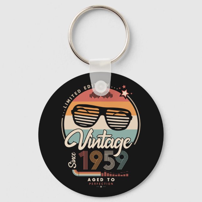 Vintage since 1959 key ring (Front)