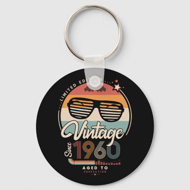 Vintage since 1960 key ring (Front)