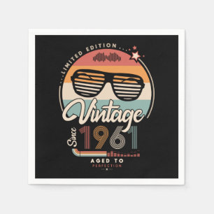 Vintage since 1961 napkin