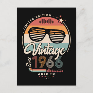 Vintage since 1966 postcard