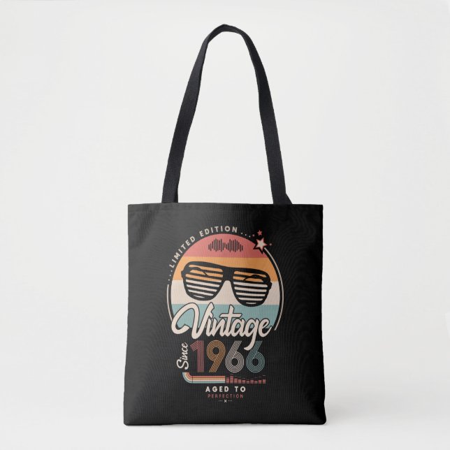 Vintage since 1966 tote bag (Front)