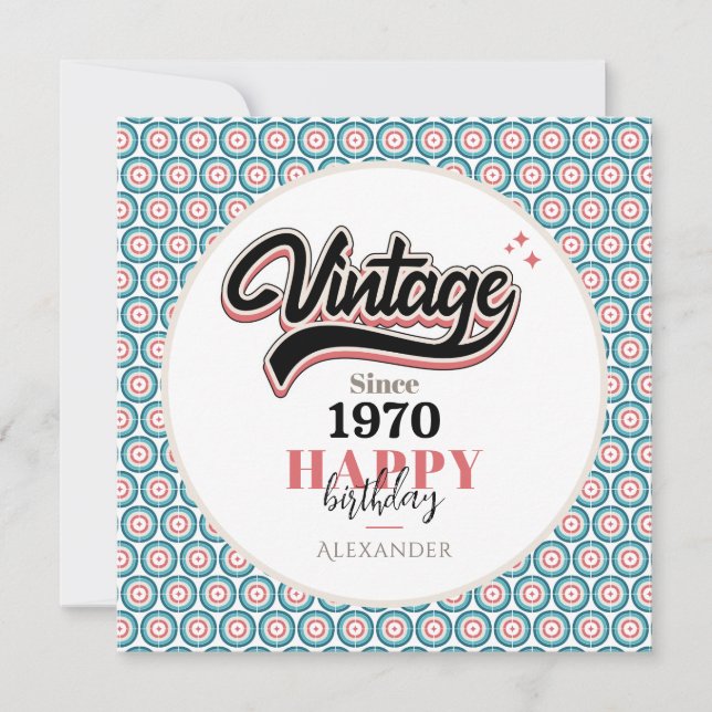 Vintage since - 1970 (Front)