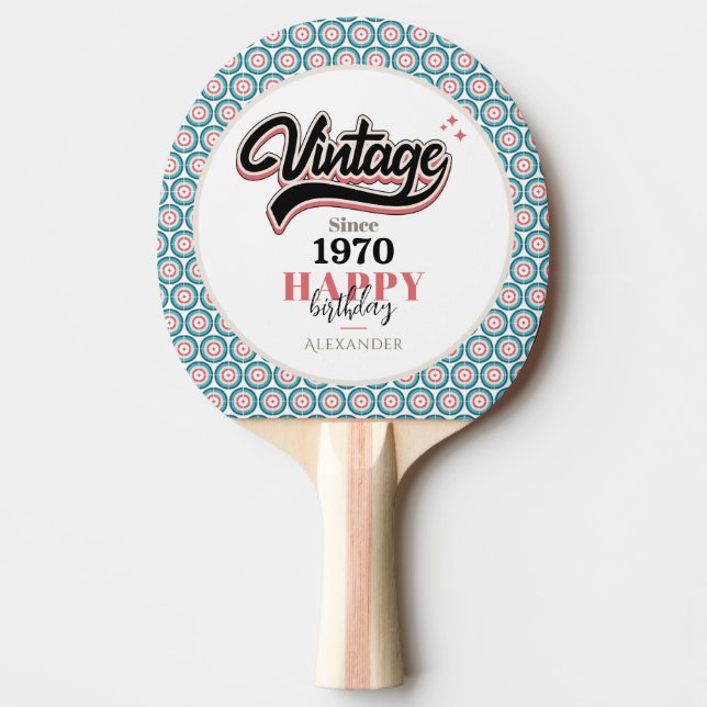 Vintage since - 1970 ping pong paddle (Front)